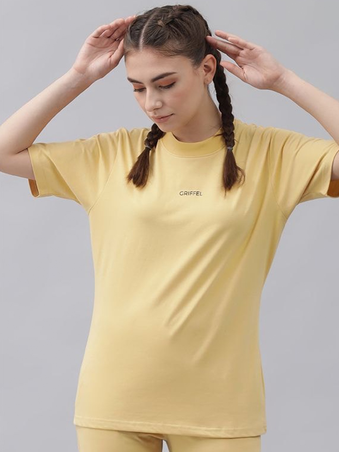 

GRIFFEL Women Yellow T-shirt