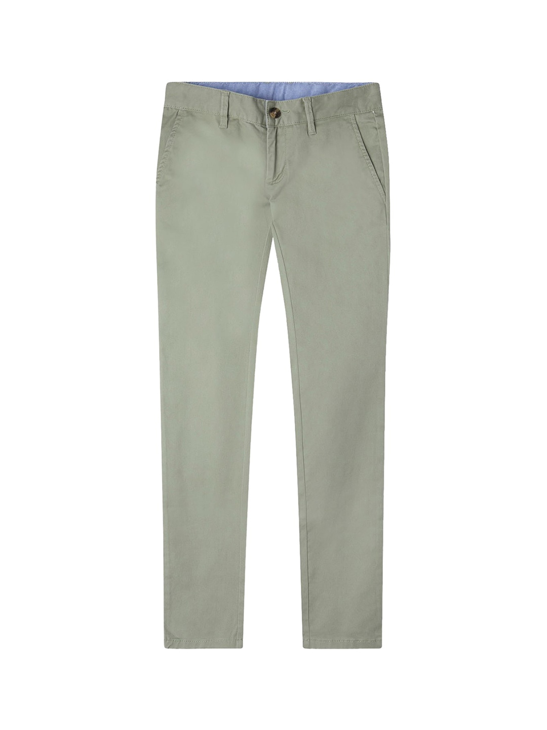 

HACKETT LONDON Boys Green Solid Cotton Regular Fit Chinos