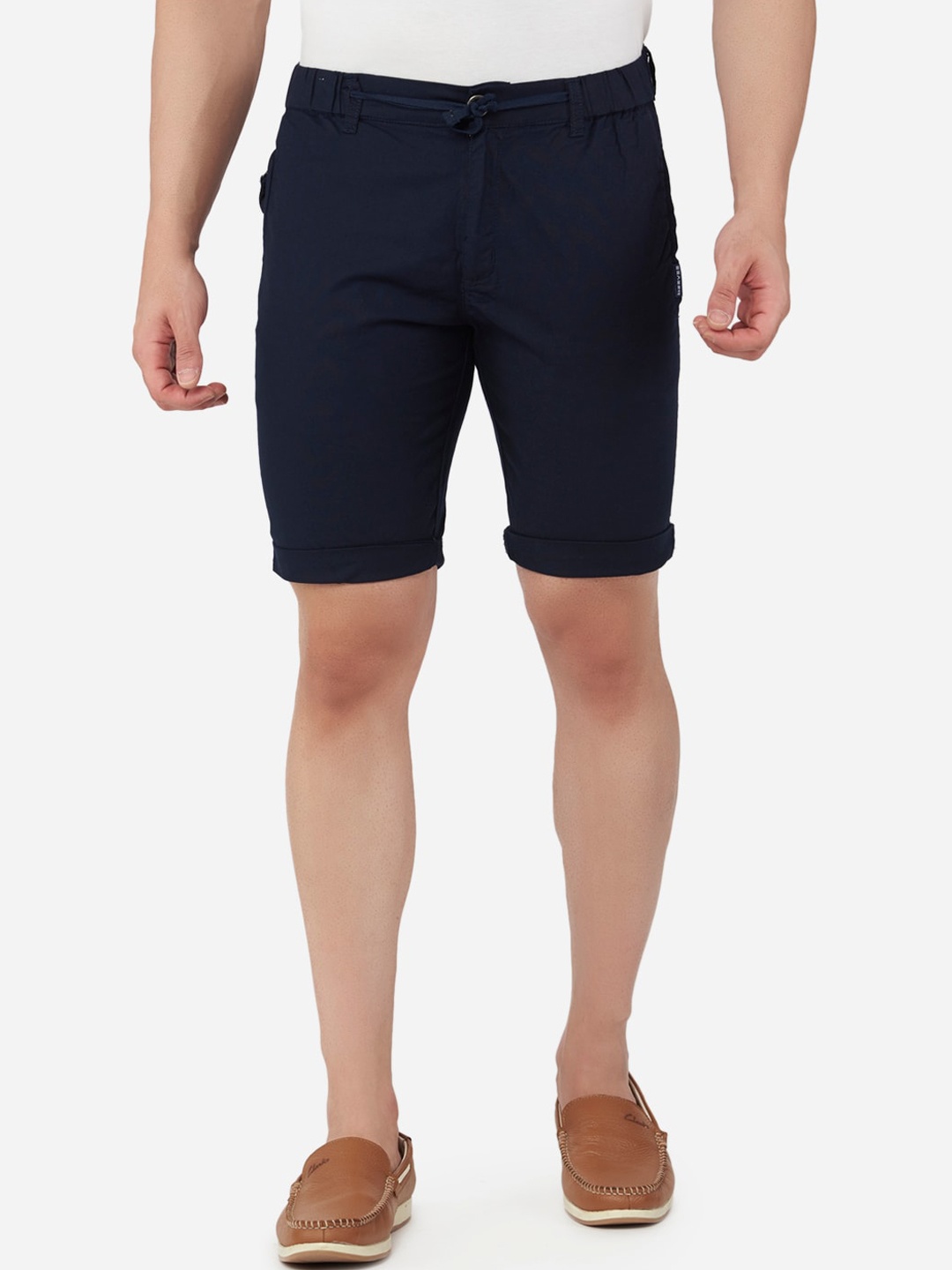 

beevee Men Navy Blue Outdoor Shorts