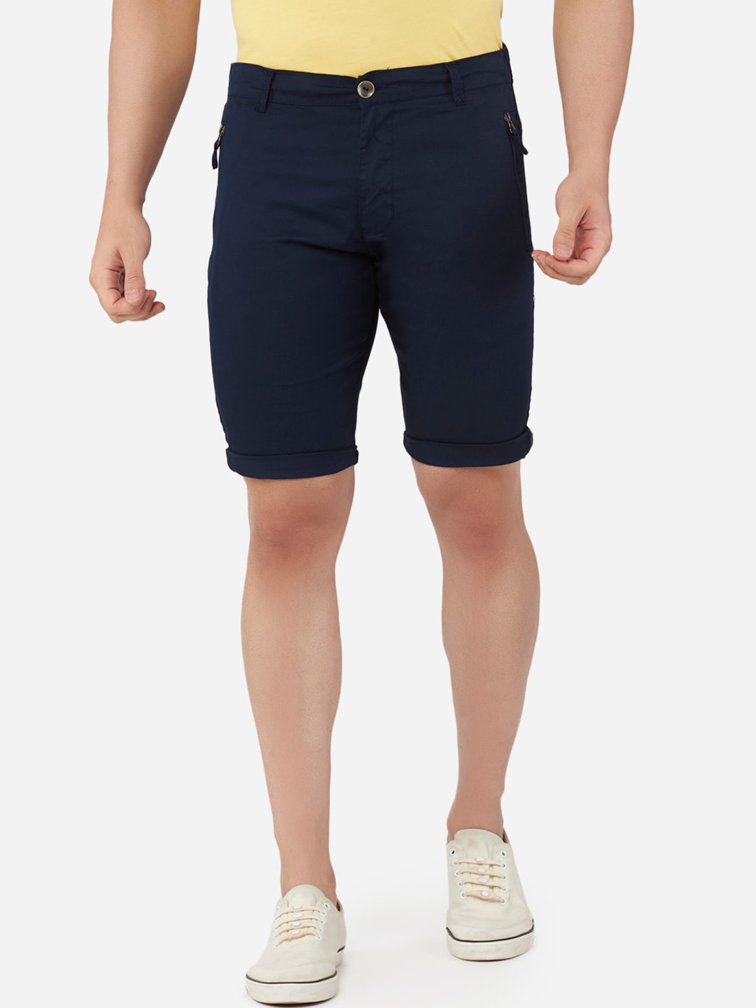 

beevee Men Navy Blue Outdoor Shorts