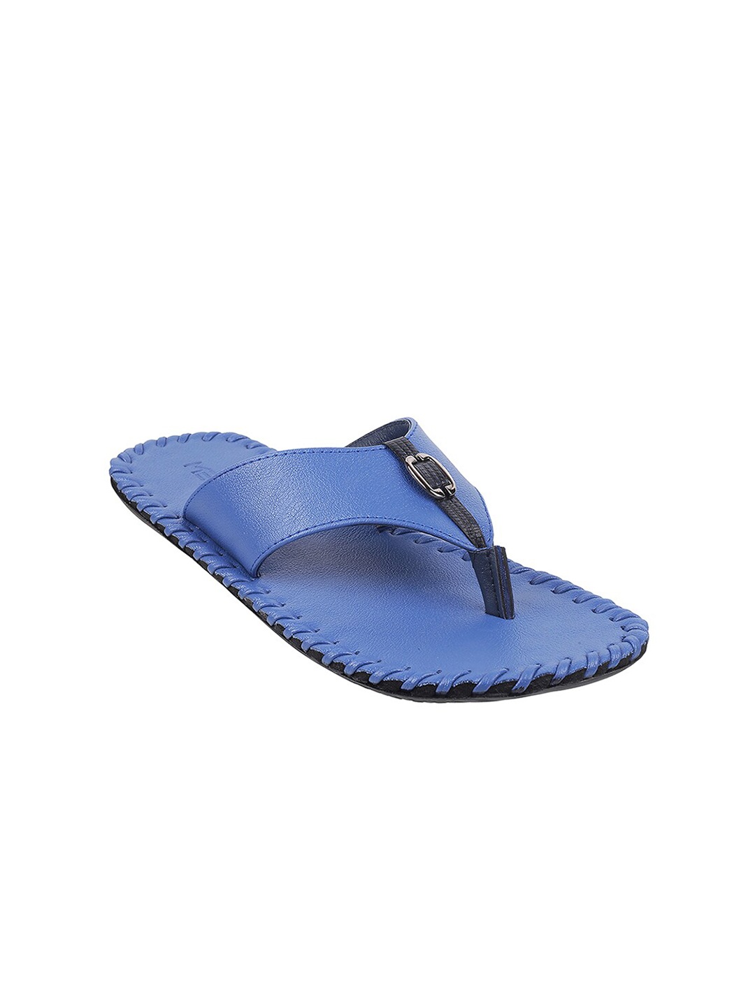 

Metro Men Blue Leather Comfort Sandals