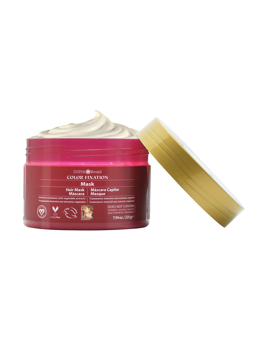 

SURYA Brasil Color Fixation Restorative Hair Mask 225 g, Red