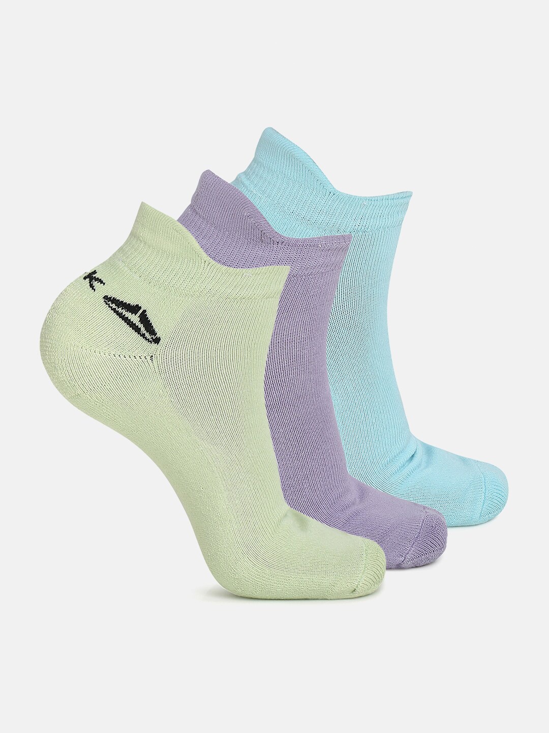 

Reebok Women Pack of 3 Solid Ankle Length Socks, Green