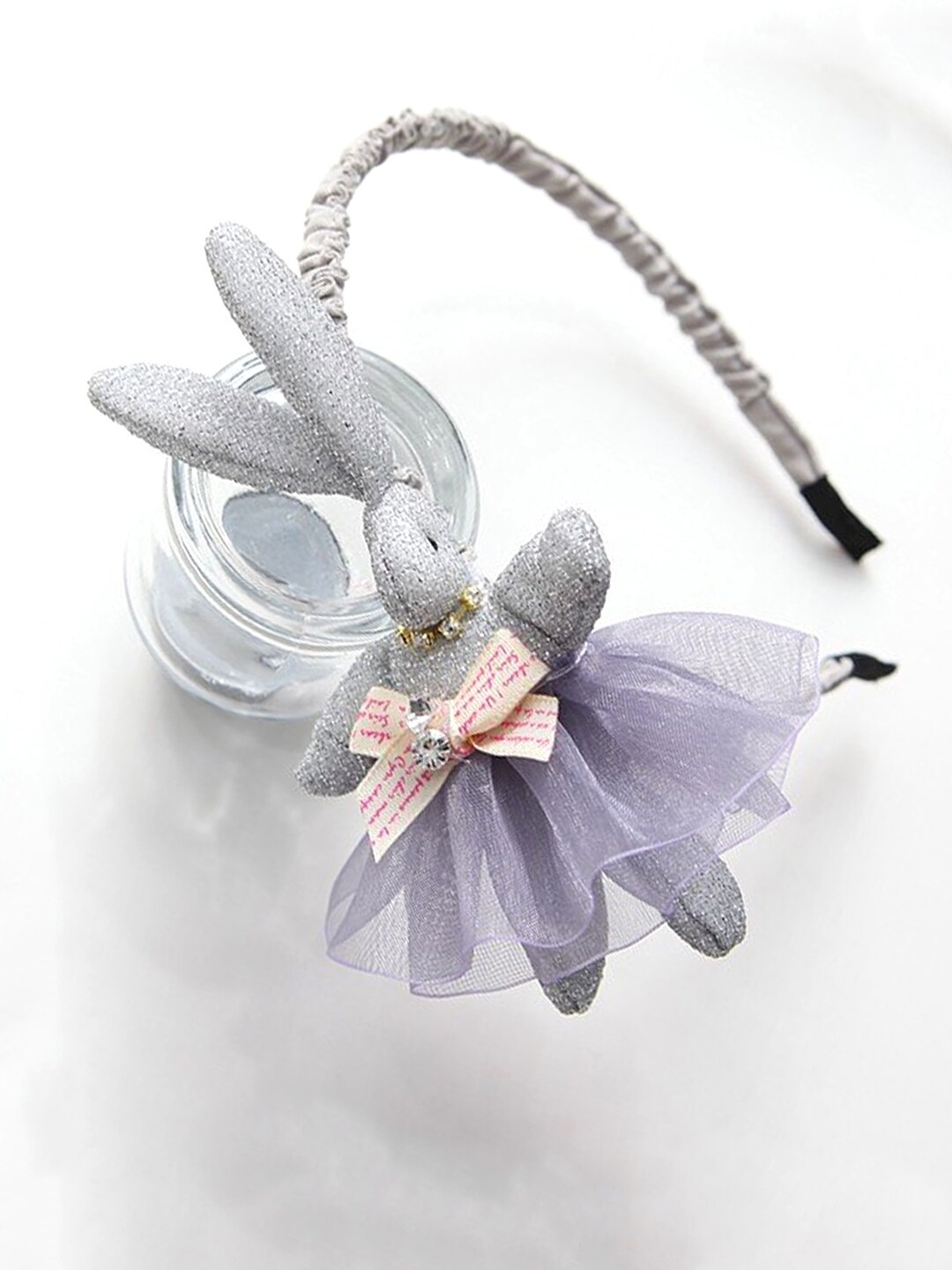 

Yellow Chimes Girls Purple & White Hairband