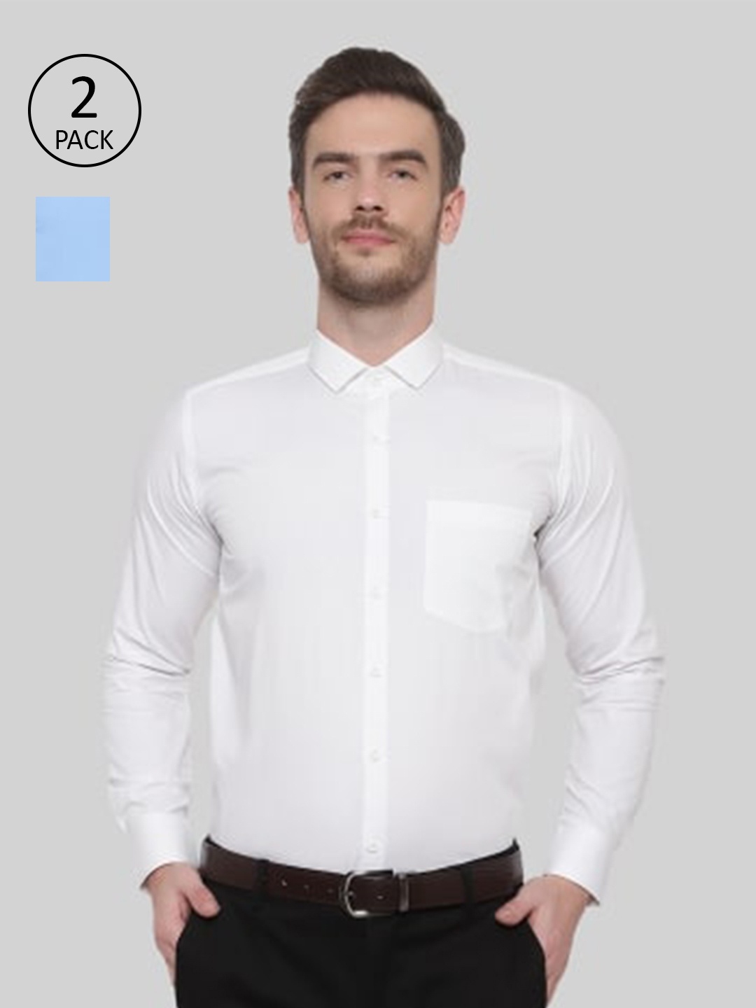 

Srey trends Men White Comfort Formal Shirt