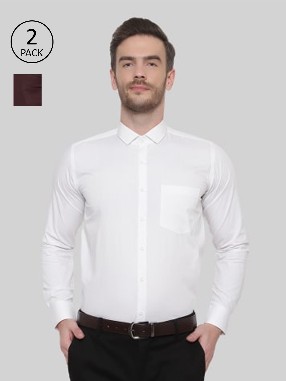

Srey trends Men White Comfort Formal Shirt