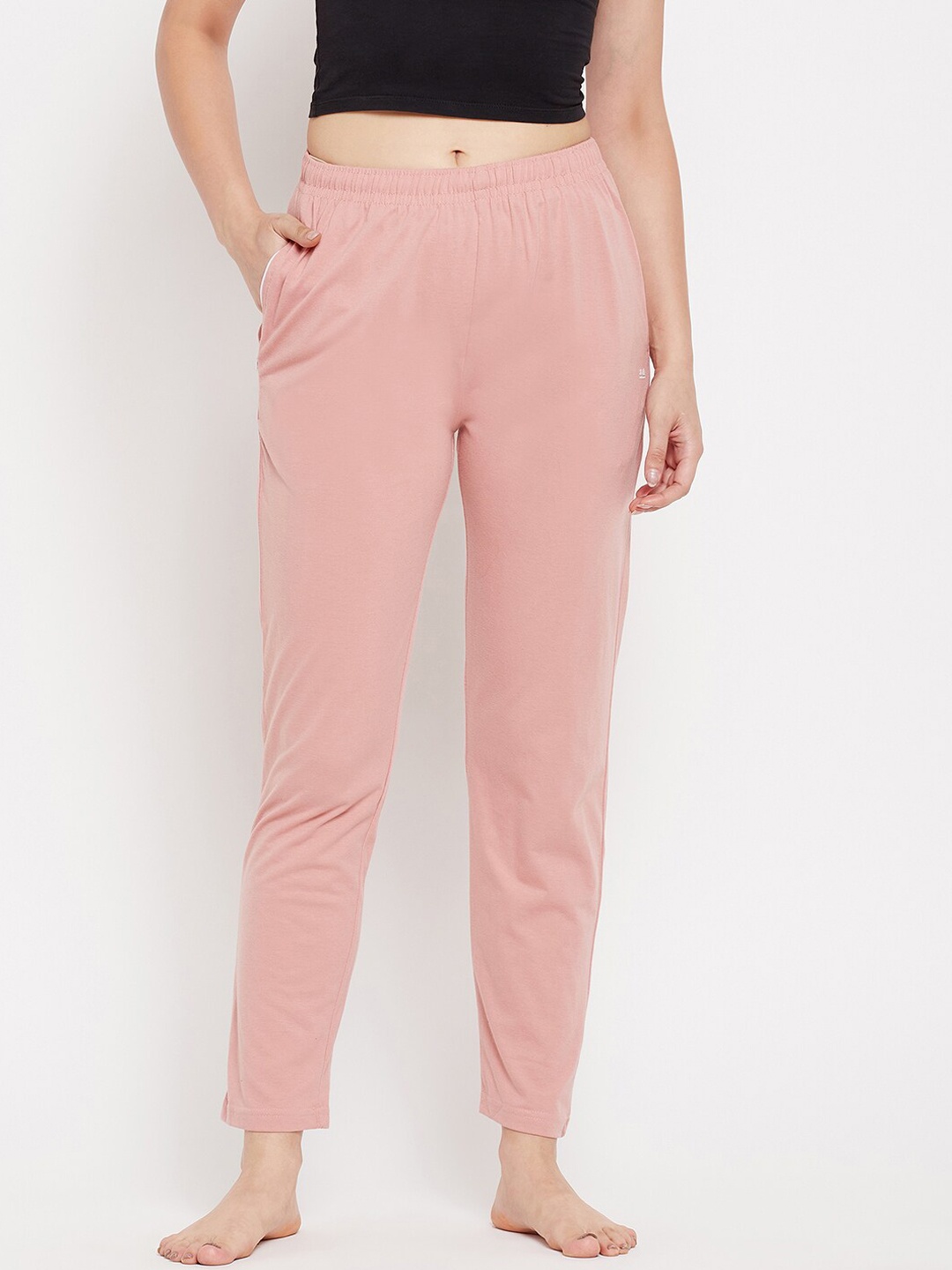 

Okane Women Peach Cotton Lounge Pant