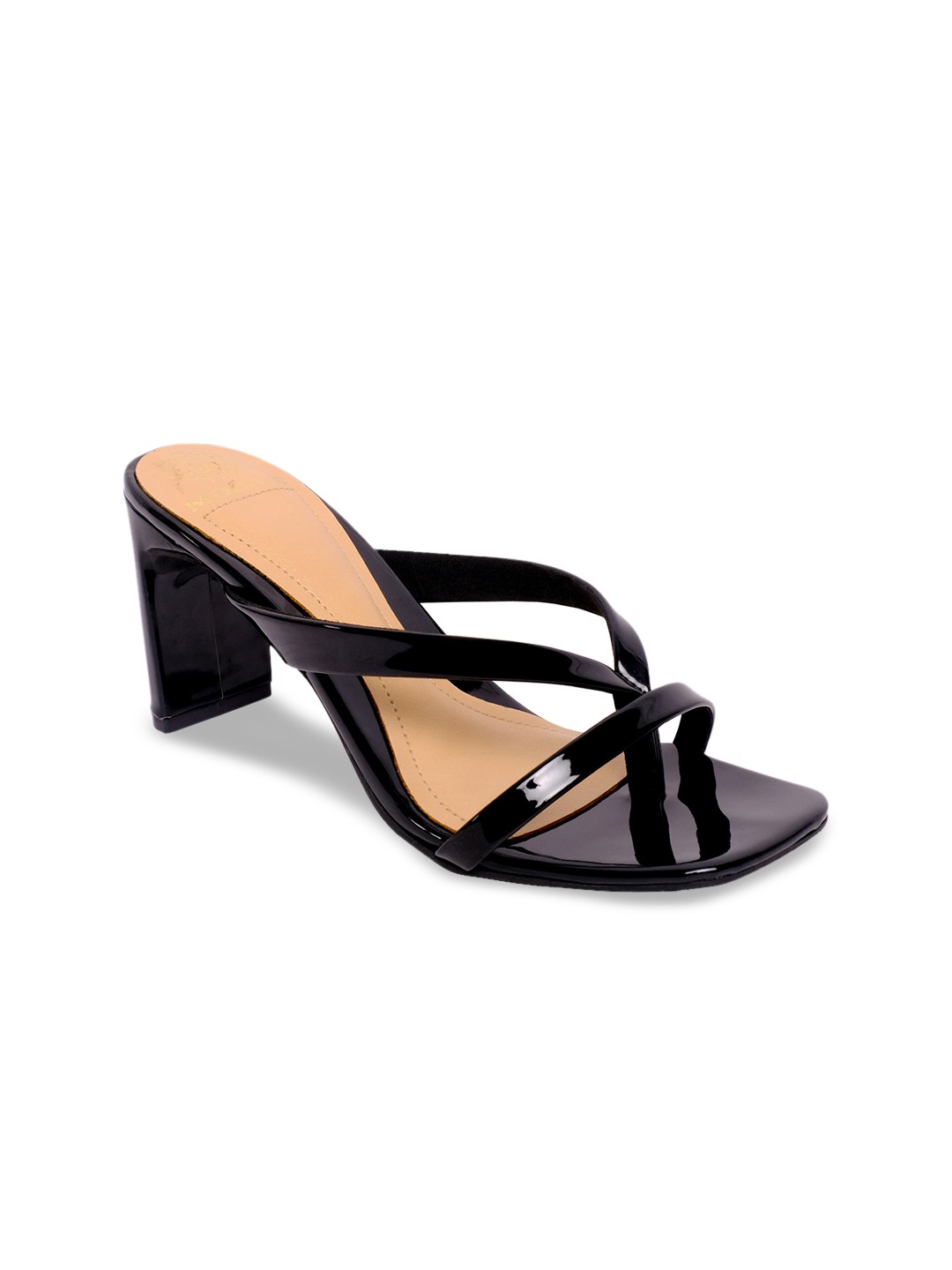 

MODA-X Black Party Block Heels