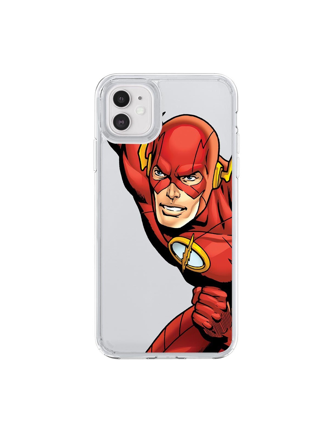 

macmerise Transparent & Red Fierce Flash iPhone 11 Back Case