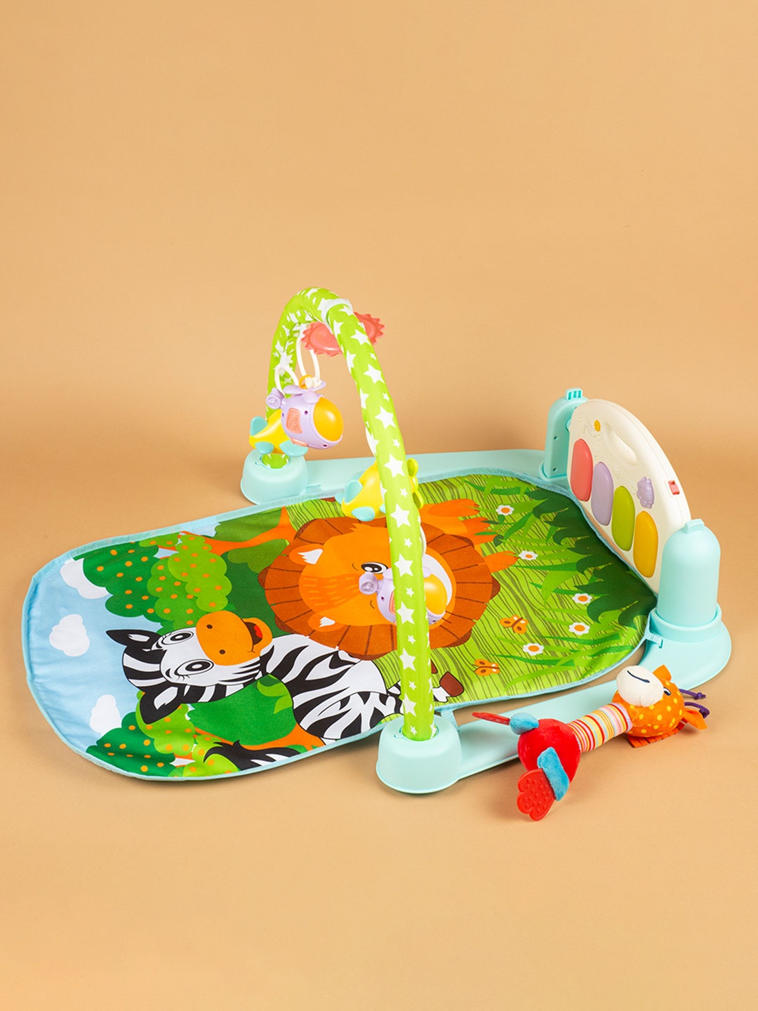 

Baby Moo Multicoloured Fun In The Jungle Piano Activity Gym Toy, Multi