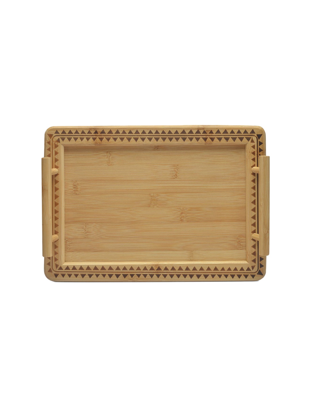 

Athome by Nilkamal Tan Solid Bamboo Trays