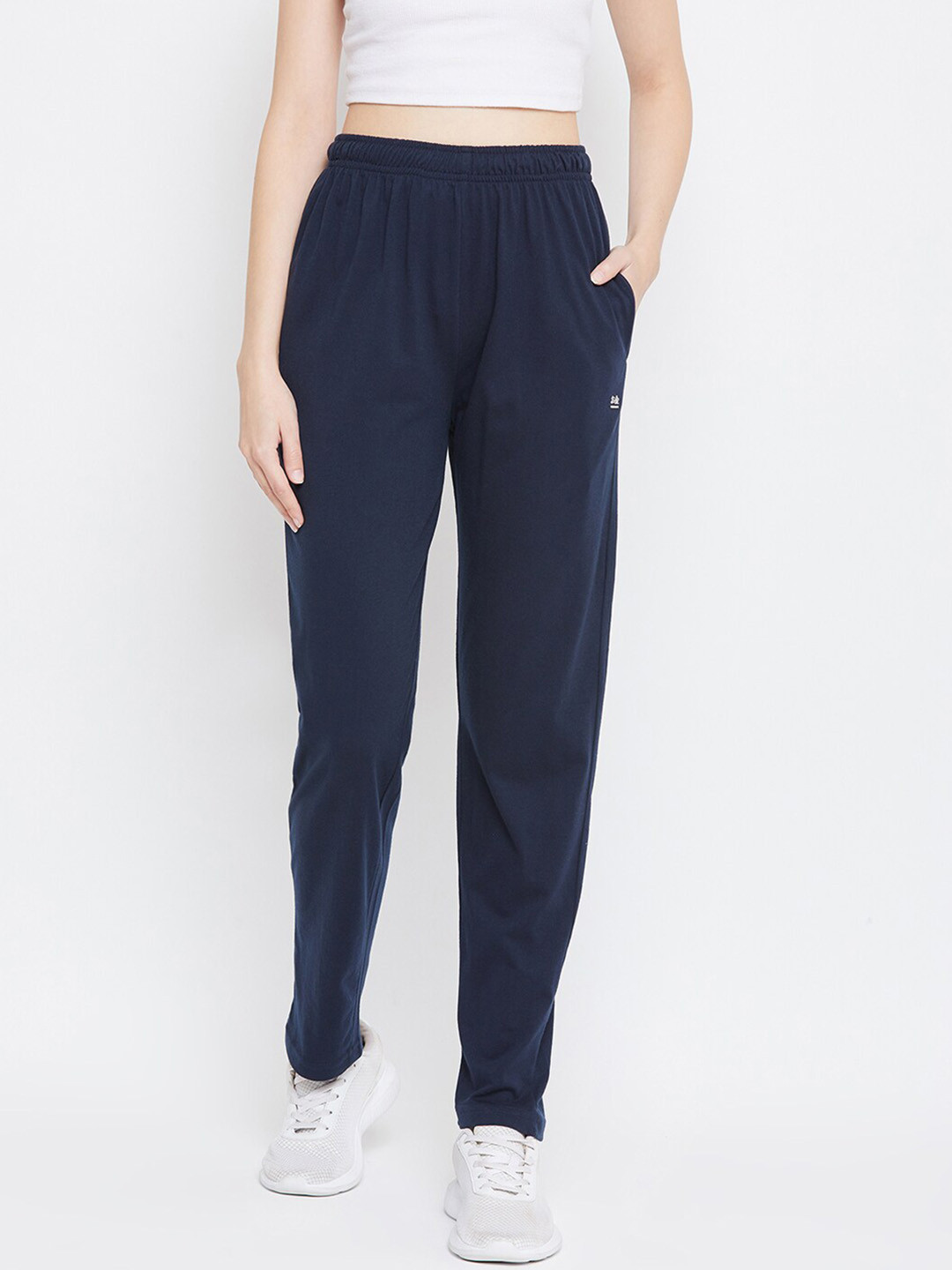 

Okane Women Navy Blue Regular-Fit Track Pants