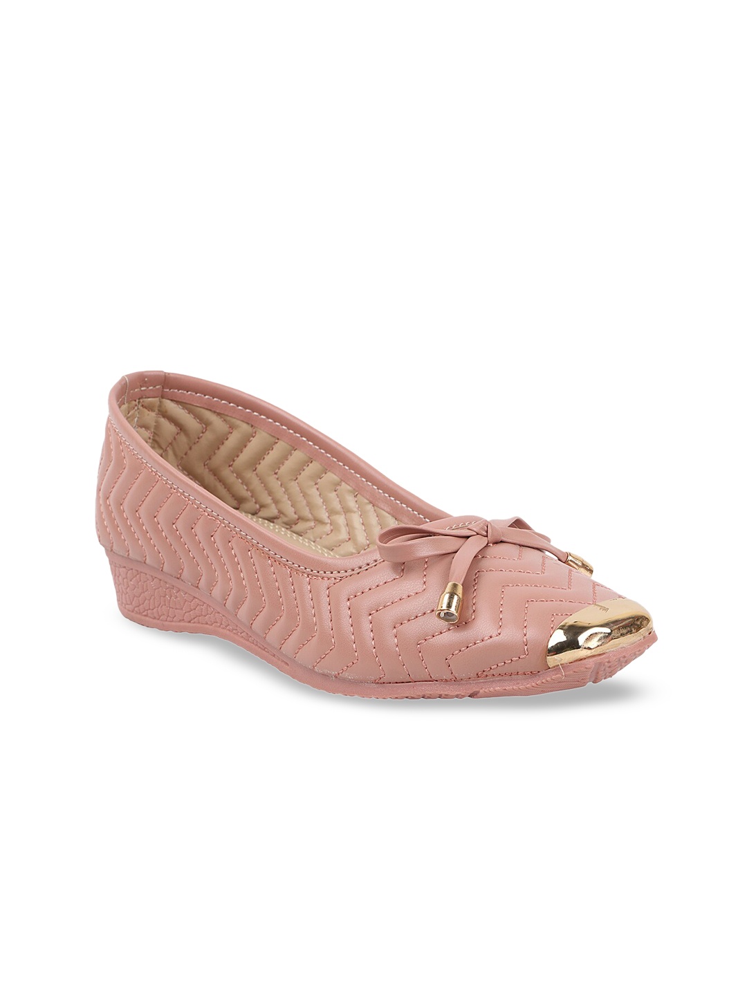 

Try Me Women Pink Ethnic Ballerinas with Bows Flats