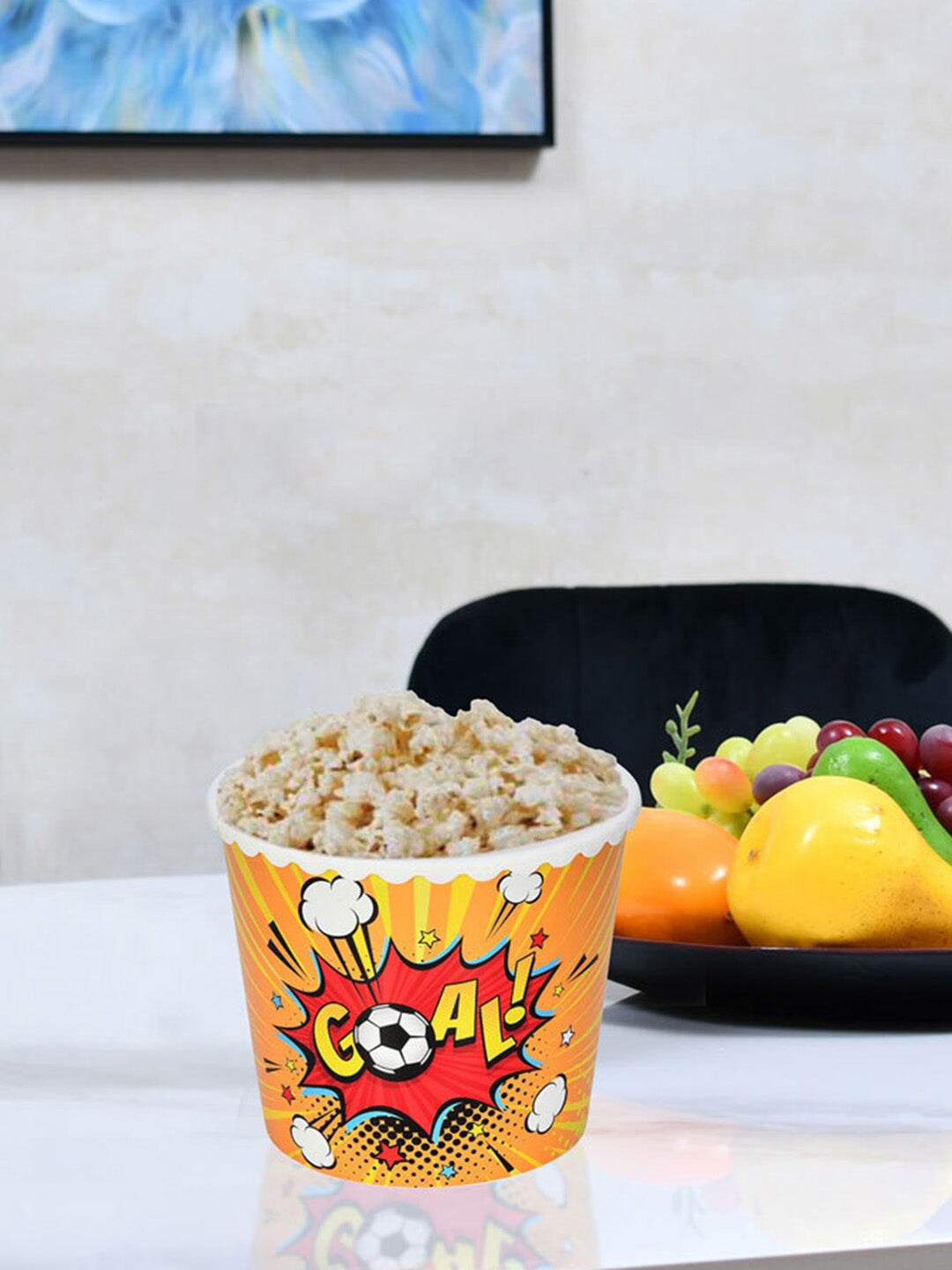 

Athome by Nilkamal Yellow Snack Tub Pop Corn Bowl 2000 ml