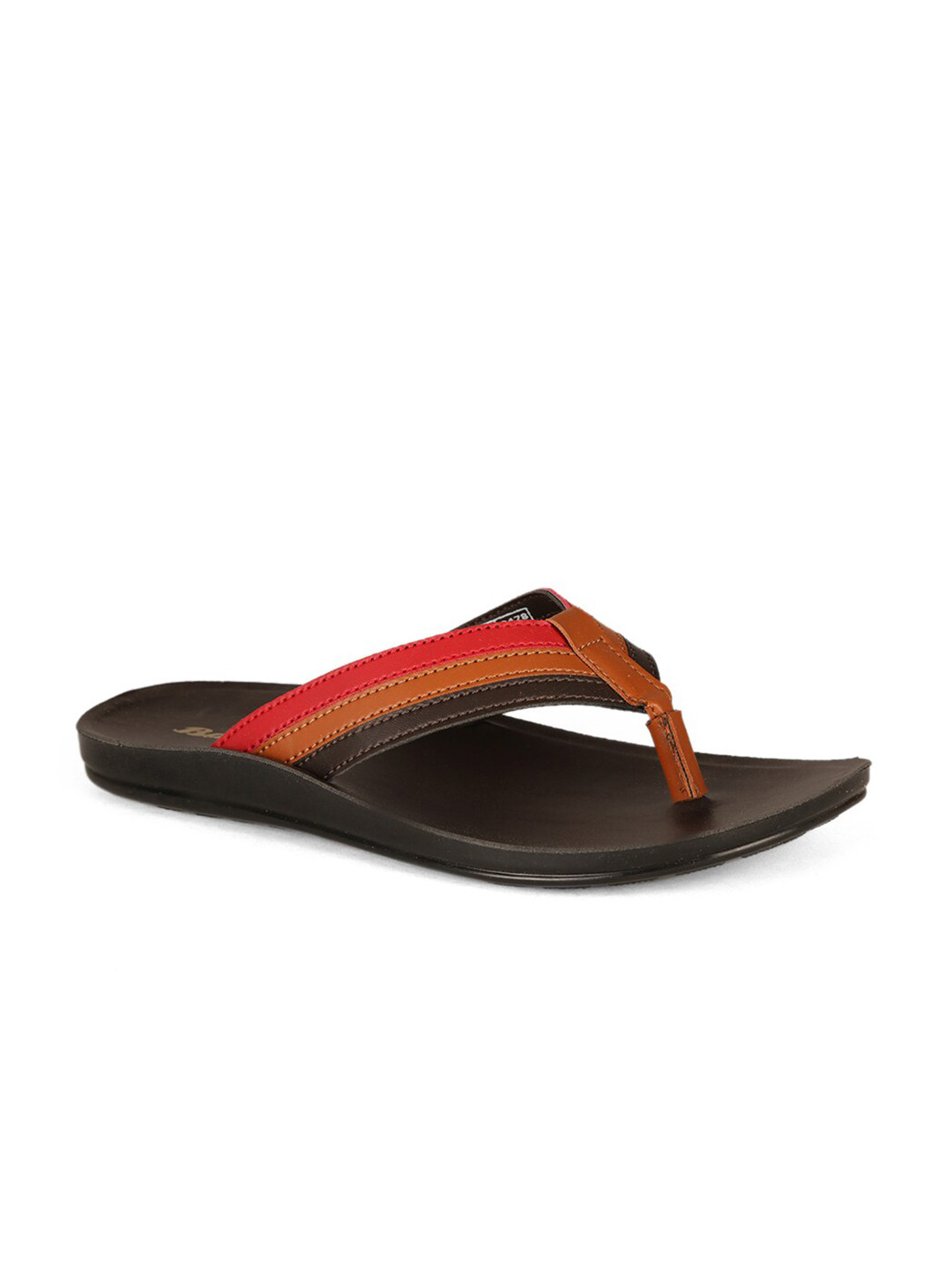 

Bata Boys Brown & Red Thong Sandals