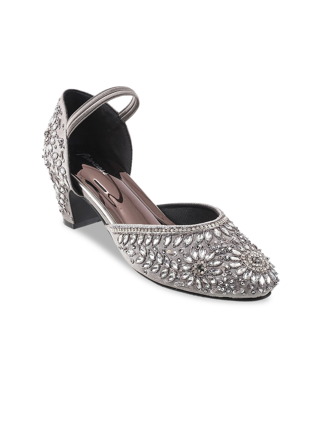 

Metro Grey Block Pumps