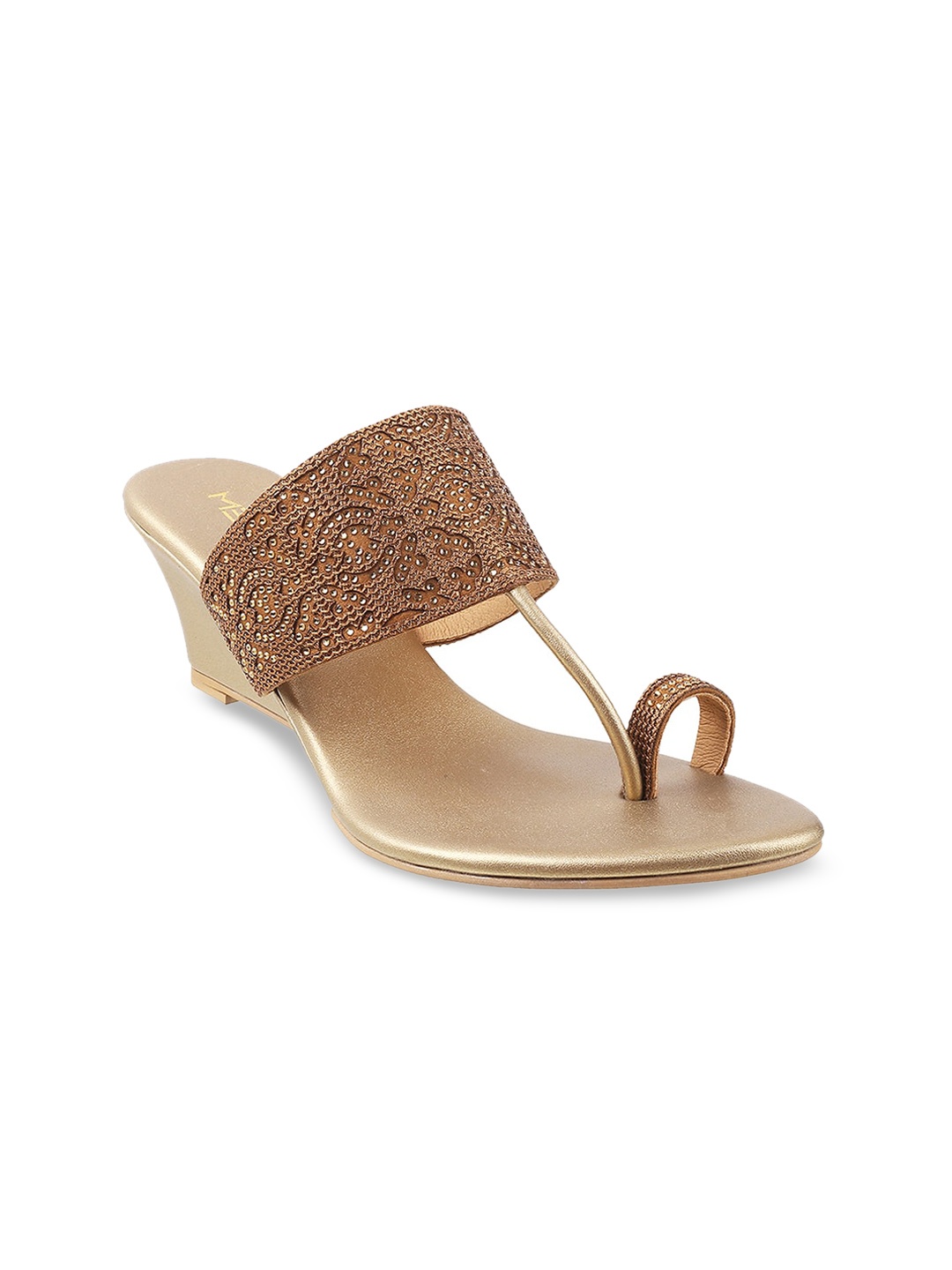 

Metro Gold-Toned Wedge Sandals