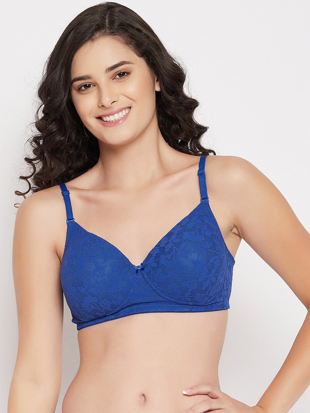 

Clovia Blue Lightly Padded Bra