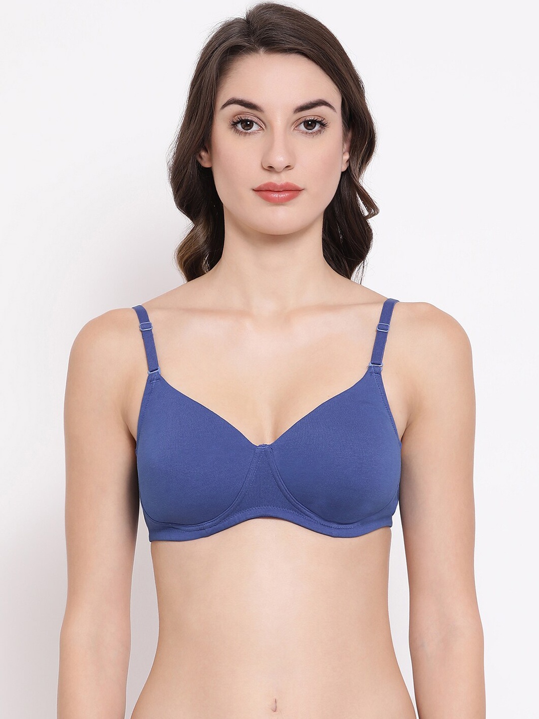 

Clovia Blue Bra Lightly Padded
