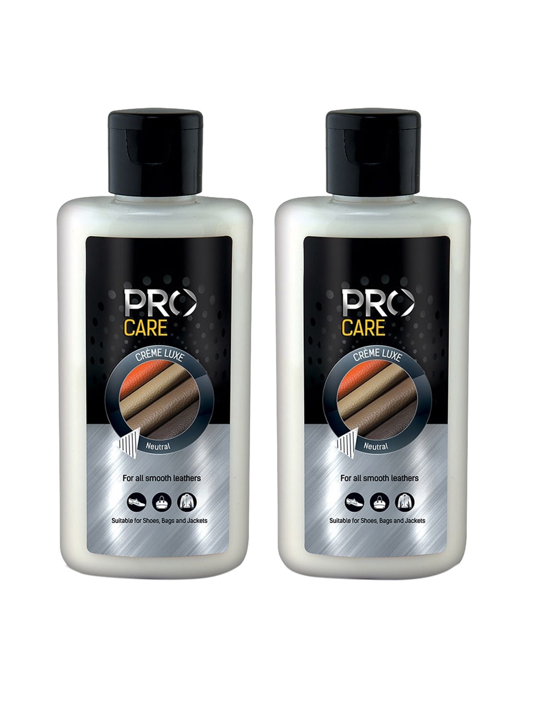 

PRO Set Of 2 Creme Luxe Shoe Moisturiser 150ml each, Black