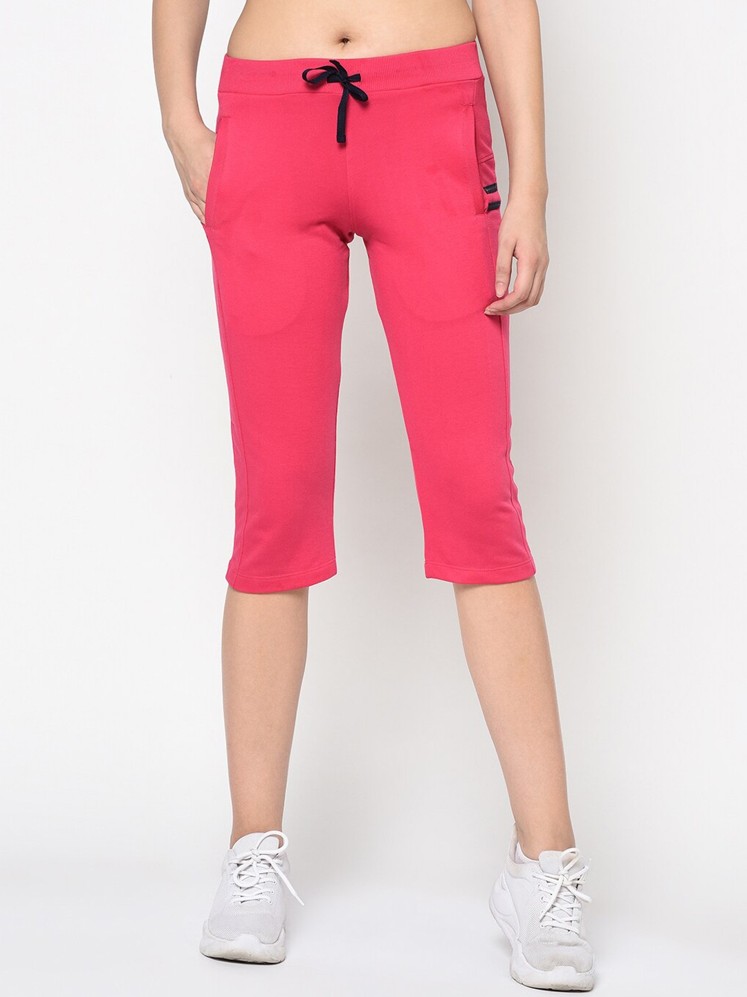 

FEMEA Women Pink Capris