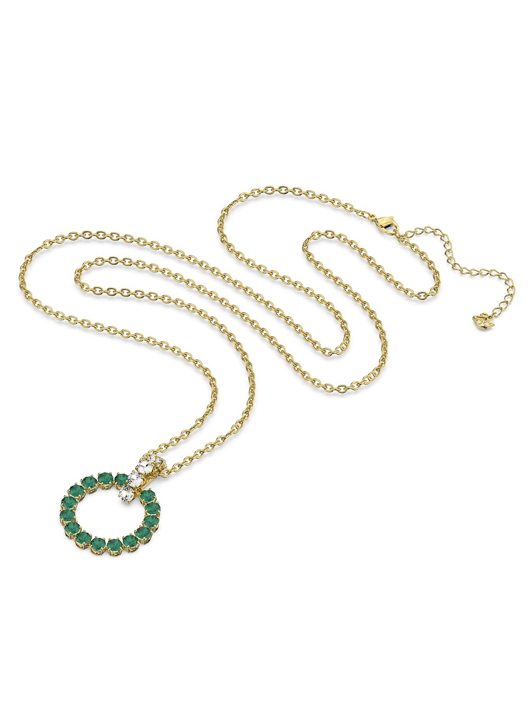 

SWAROVSKI Gold-Toned & Green Gold-Plated Chain