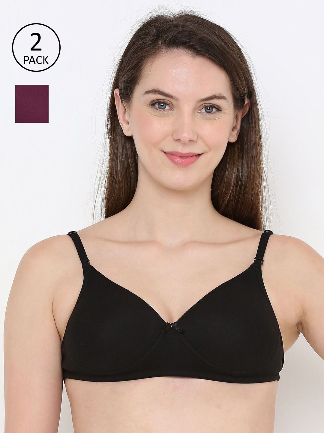 

Berrys Intimatess Black & Violet Bra