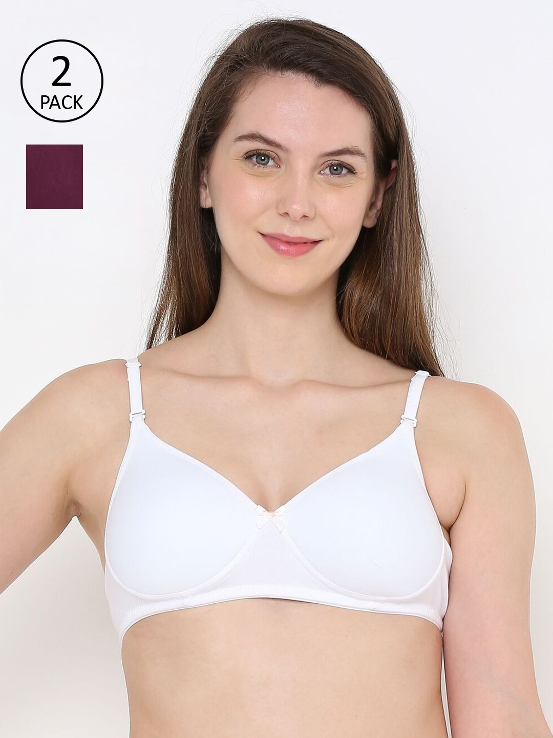 

Berrys Intimatess White & Violet Bra