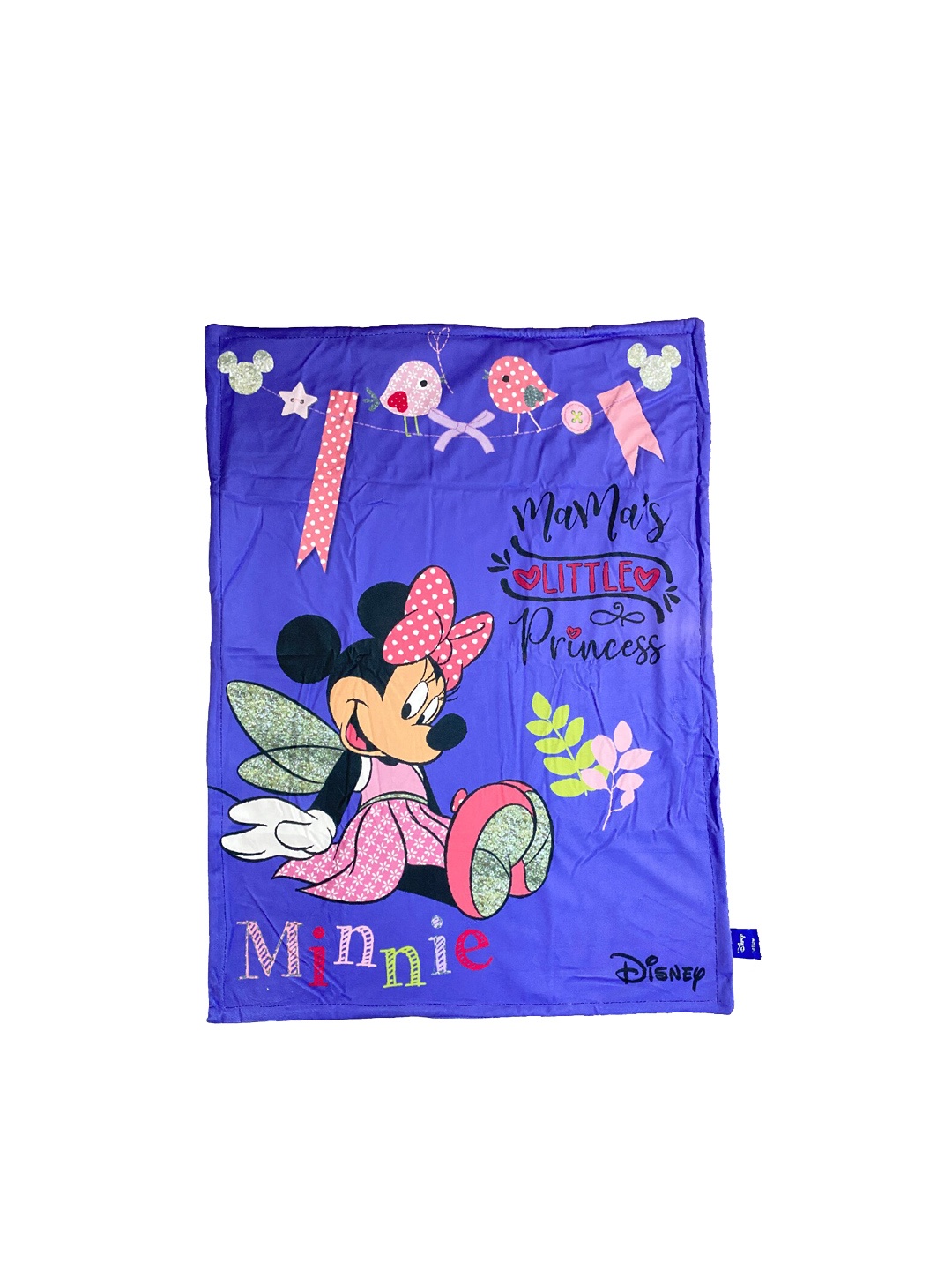 

Disney Purple Minnie Mouse Printed AC Room 210 GSM Single Bed Blanket