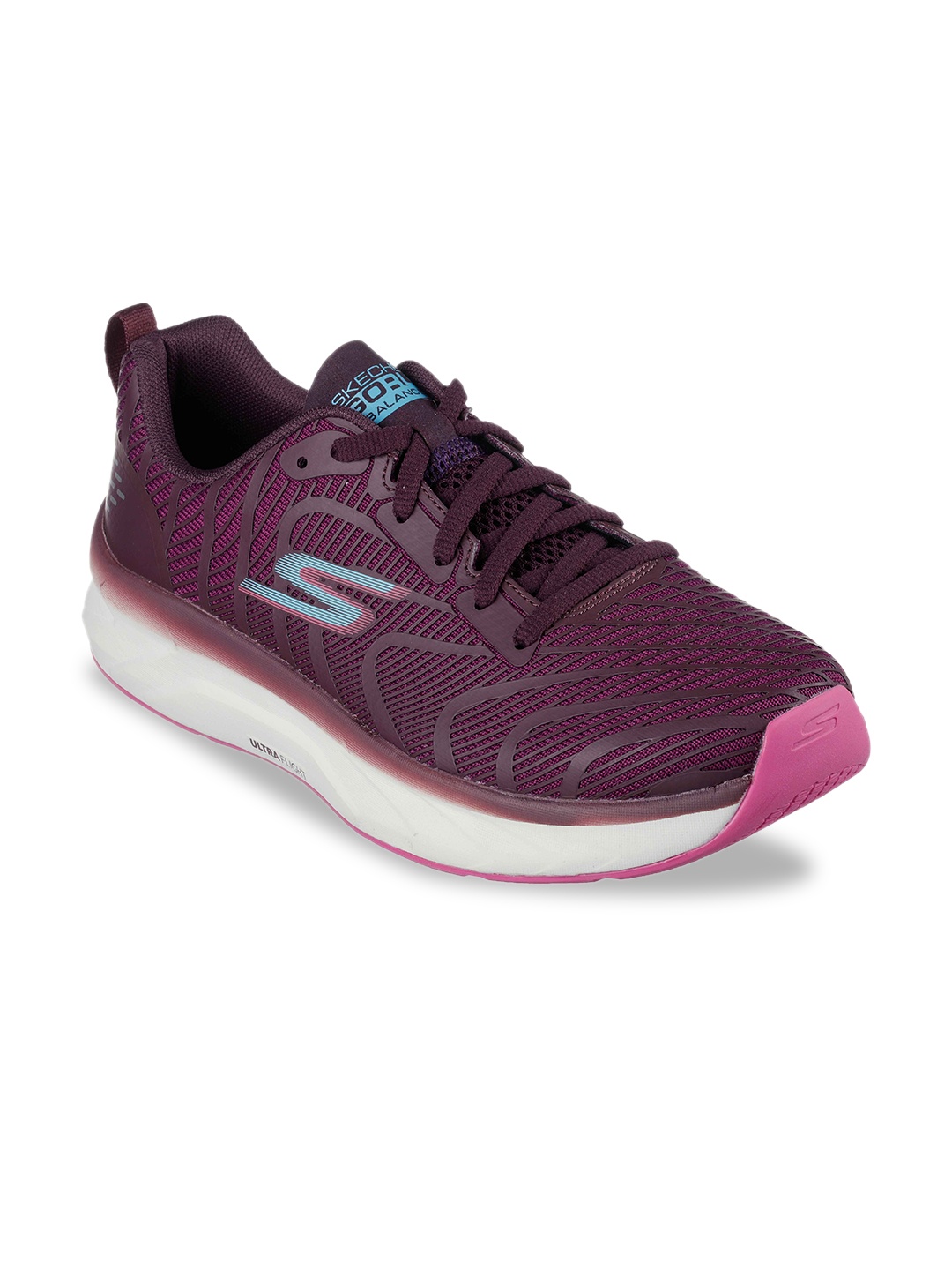 

Skechers Women GO RUN BALANCE 2 Running Shoes, Purple