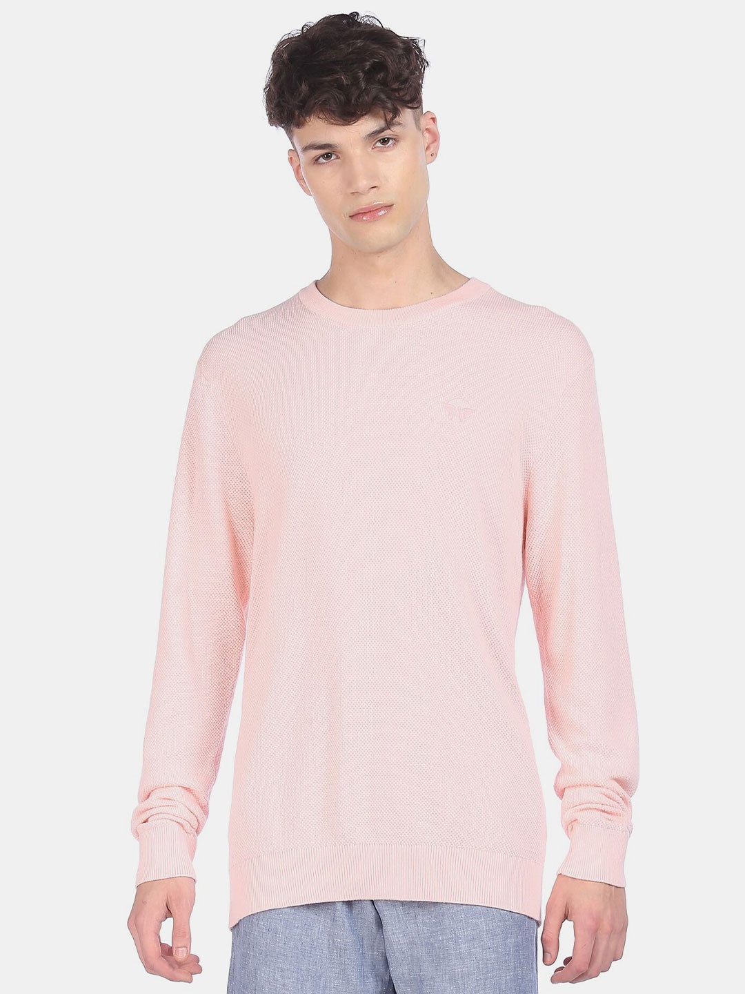 

Arrow Men Pink Sweaters
