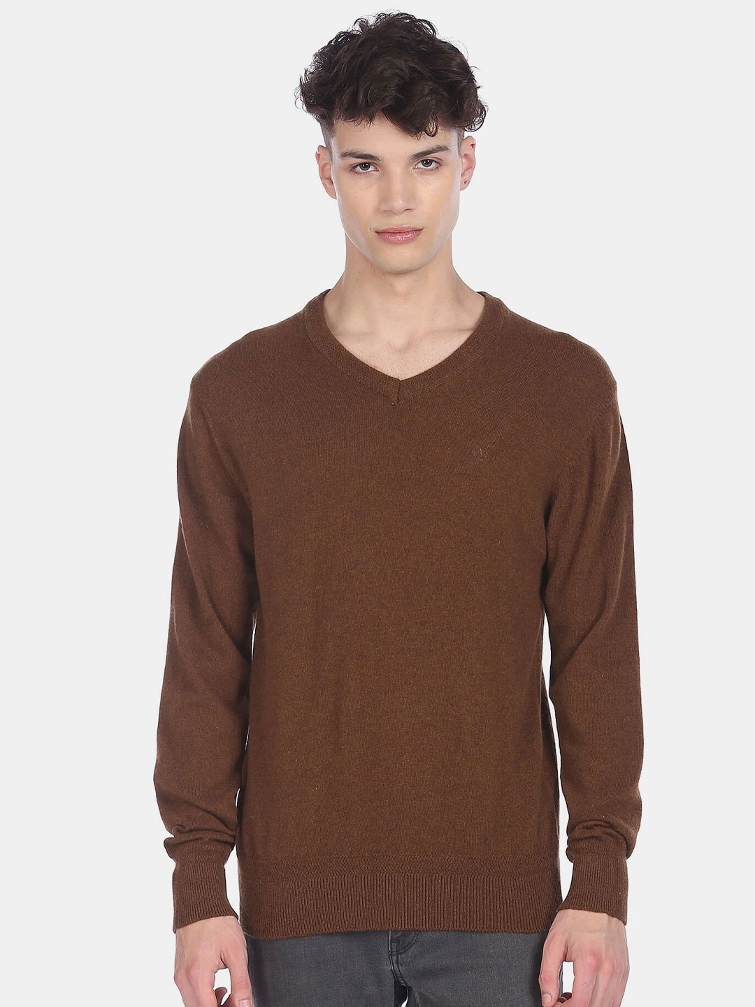 

Arrow Sport Men Brown Sweaters