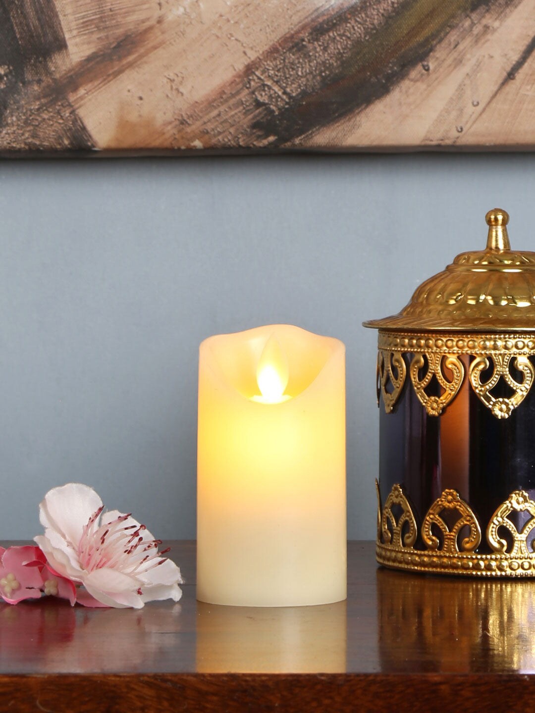 

Athome by Nilkamal White Led Candle