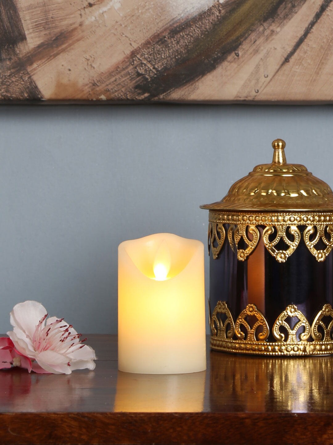 

Athome by Nilkamal White Led Candle