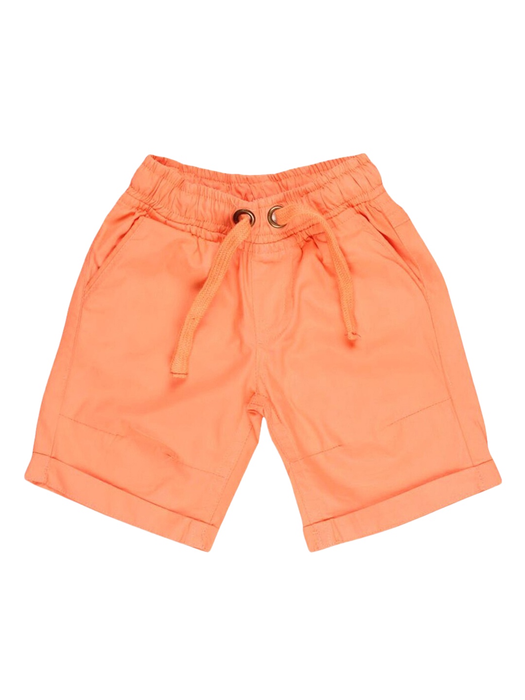 

Hopscotch Boys Orange Cotton Shorts