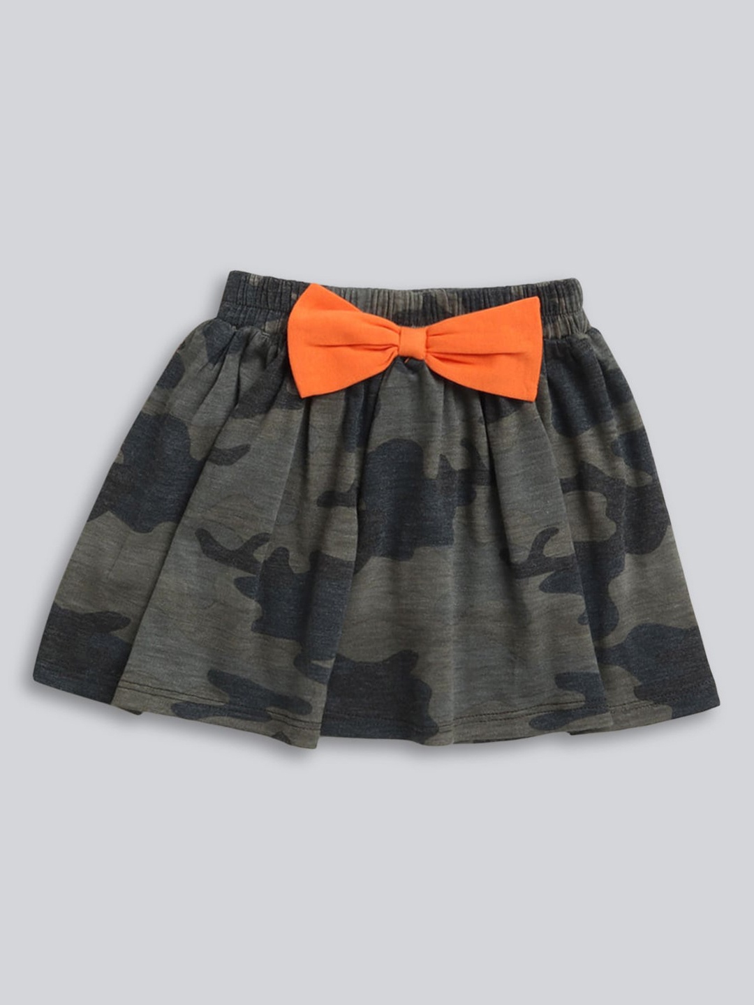

Hopscotch Toddler Girls Green Camouflage Printed A-Line Skirts