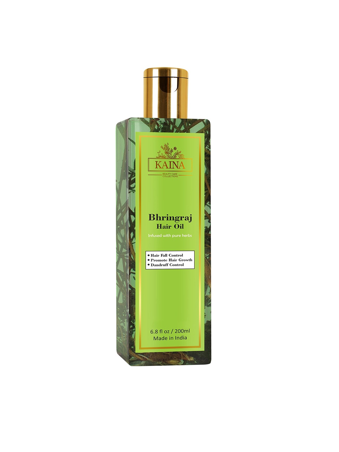 

Kaina skincare Bhringraj Hair Oil with Pure Herbs - 200 ml, Green