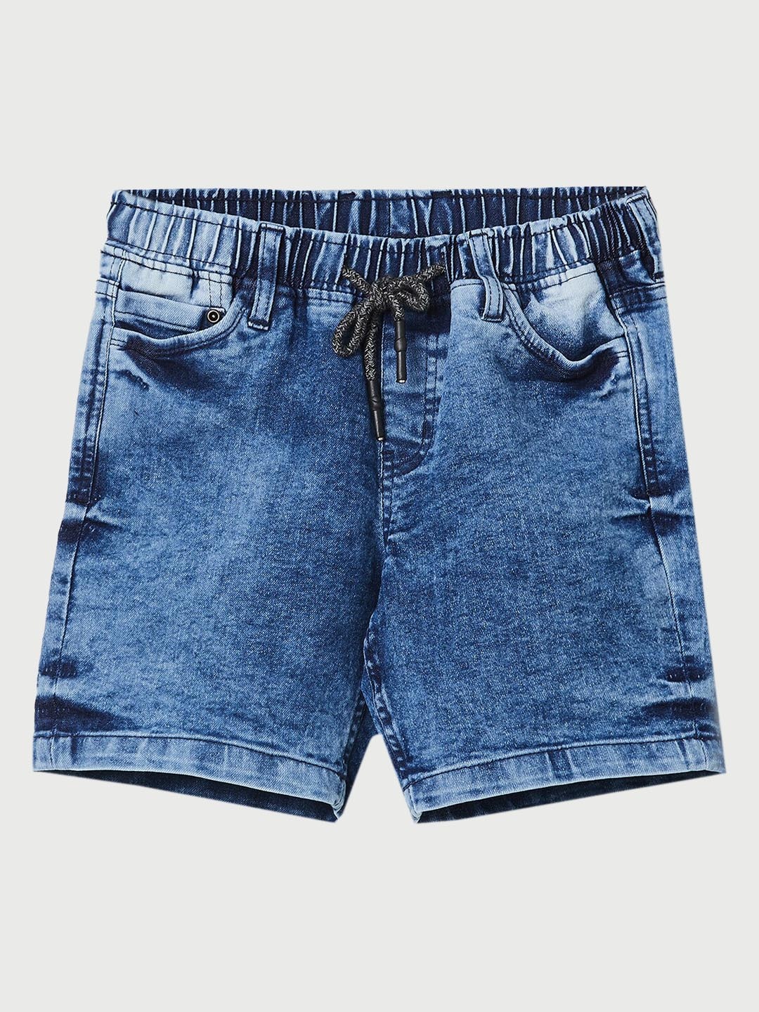 

Fame Forever by Lifestyle Boys Blue Washed Denim Cotton Shorts