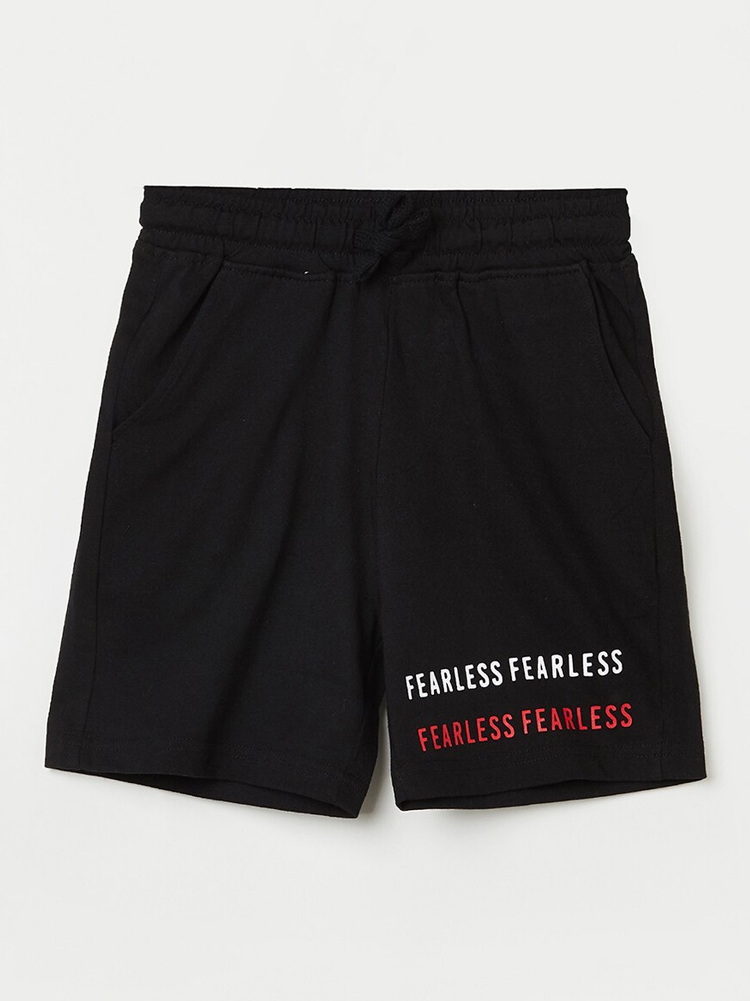 

Fame Forever by Lifestyle Boys Black Cotton Sports Shorts