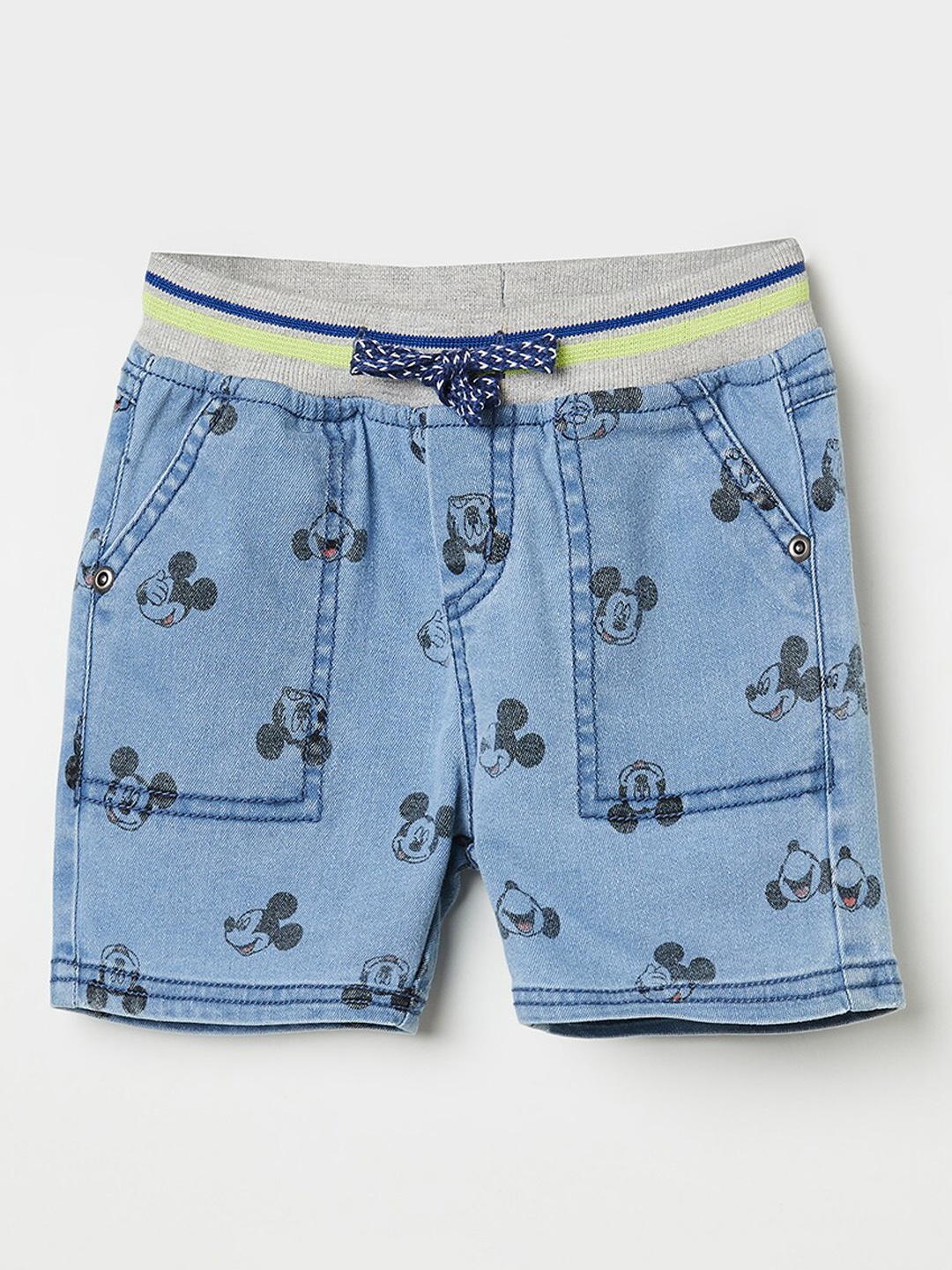 

Juniors by Lifestyle Boys Blue Printed Shorts