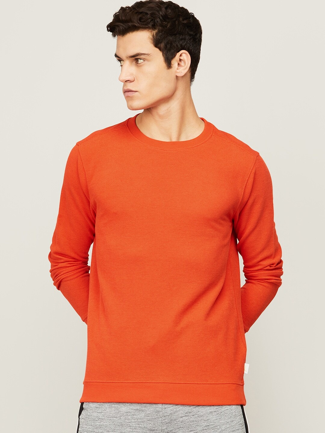 

Fame Forever by Lifestyle Men Red Cotton Sweatshirt