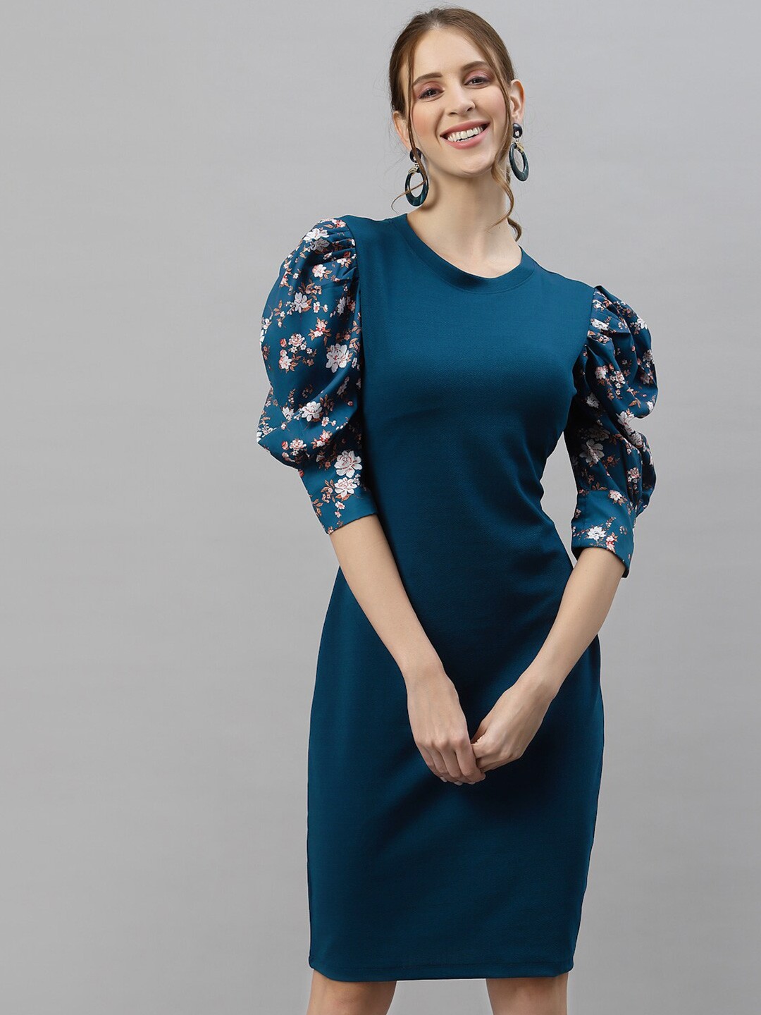 

Selvia Blue Sheath Dress