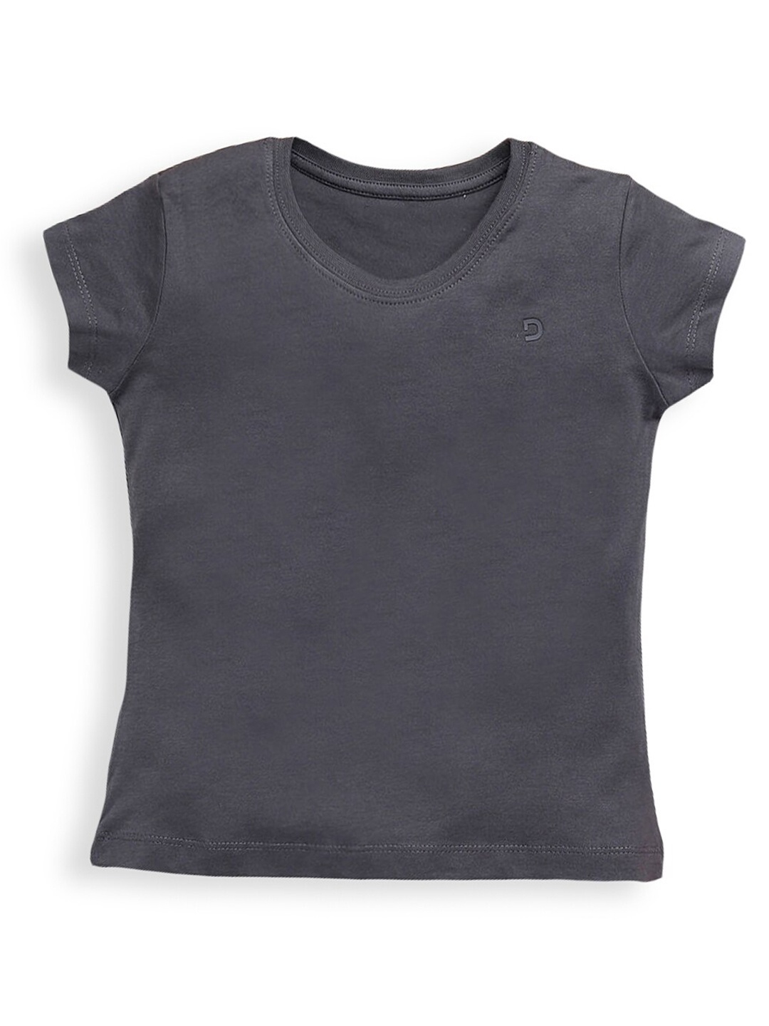 

Hopscotch Girls Grey Applique T-shirt