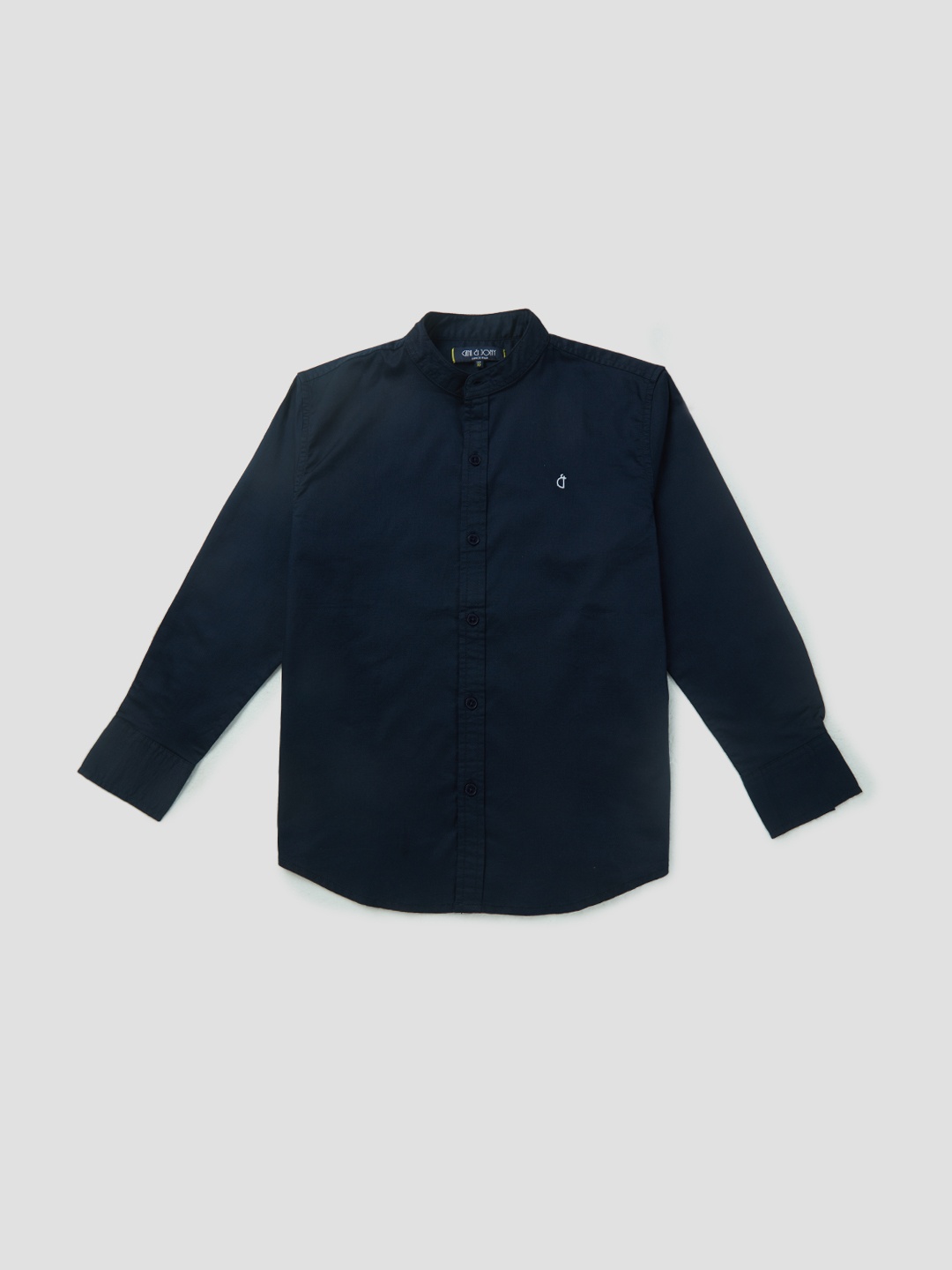 

Gini and Jony Boys Navy Blue Casual Shirt