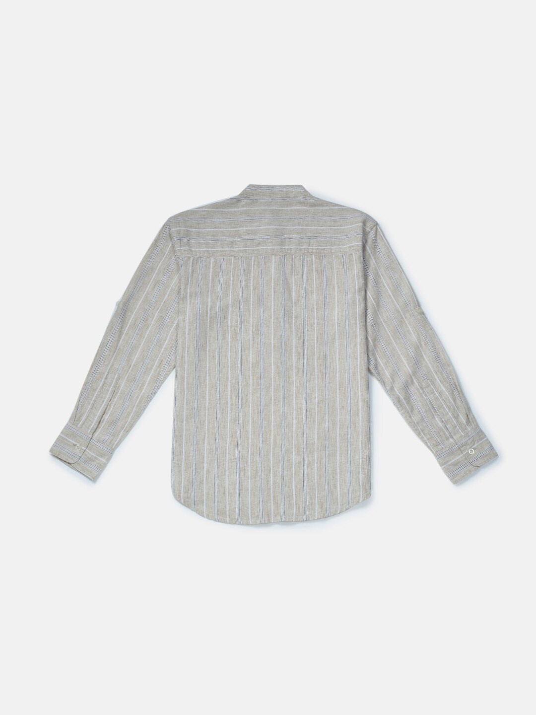 

Gini and Jony Boys Khaki Printed Cotton Casual Shirt