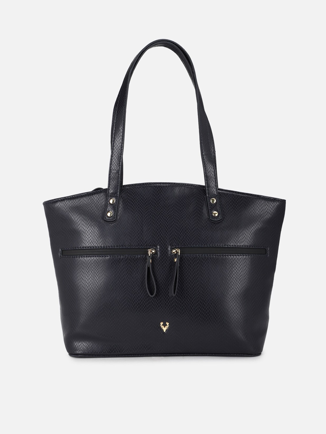 

Allen Solly Black PU Structured Shoulder Bag