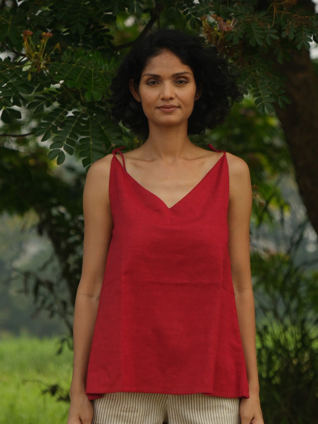 

the kaatn trail Red One Shoulder Top