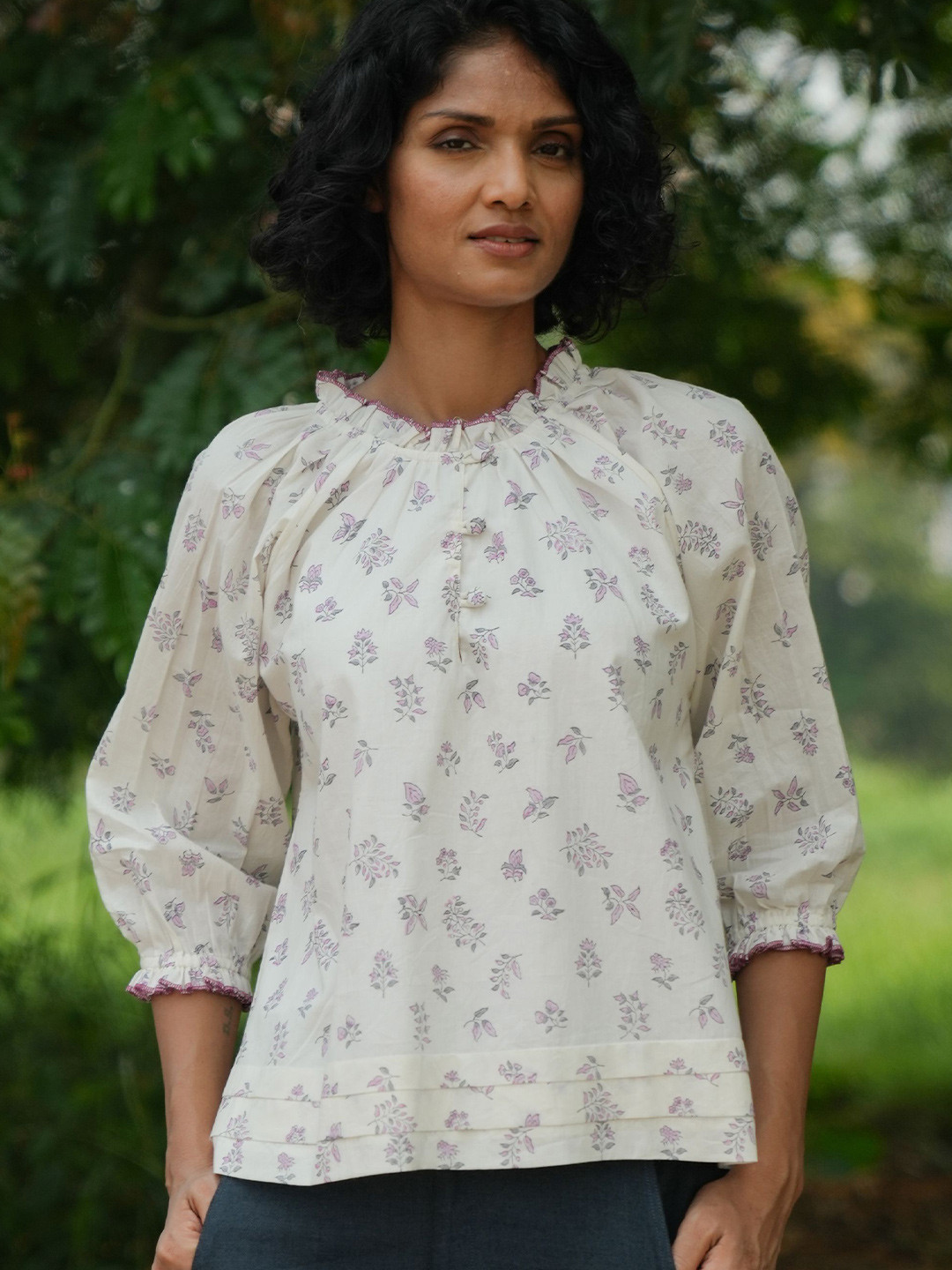 

the kaatn trail Purple Print Top