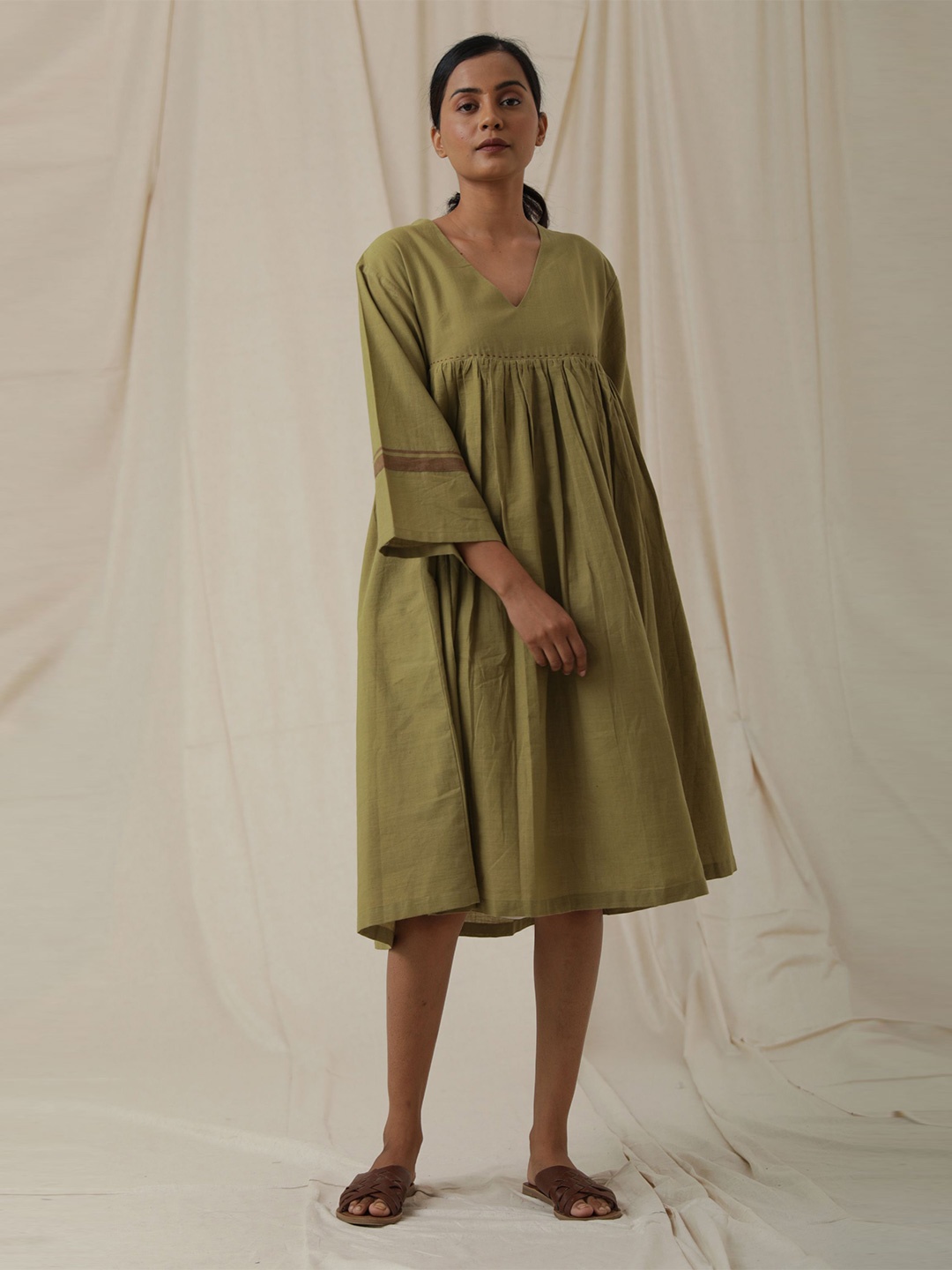 

the kaatn trail Green A-Line Dress