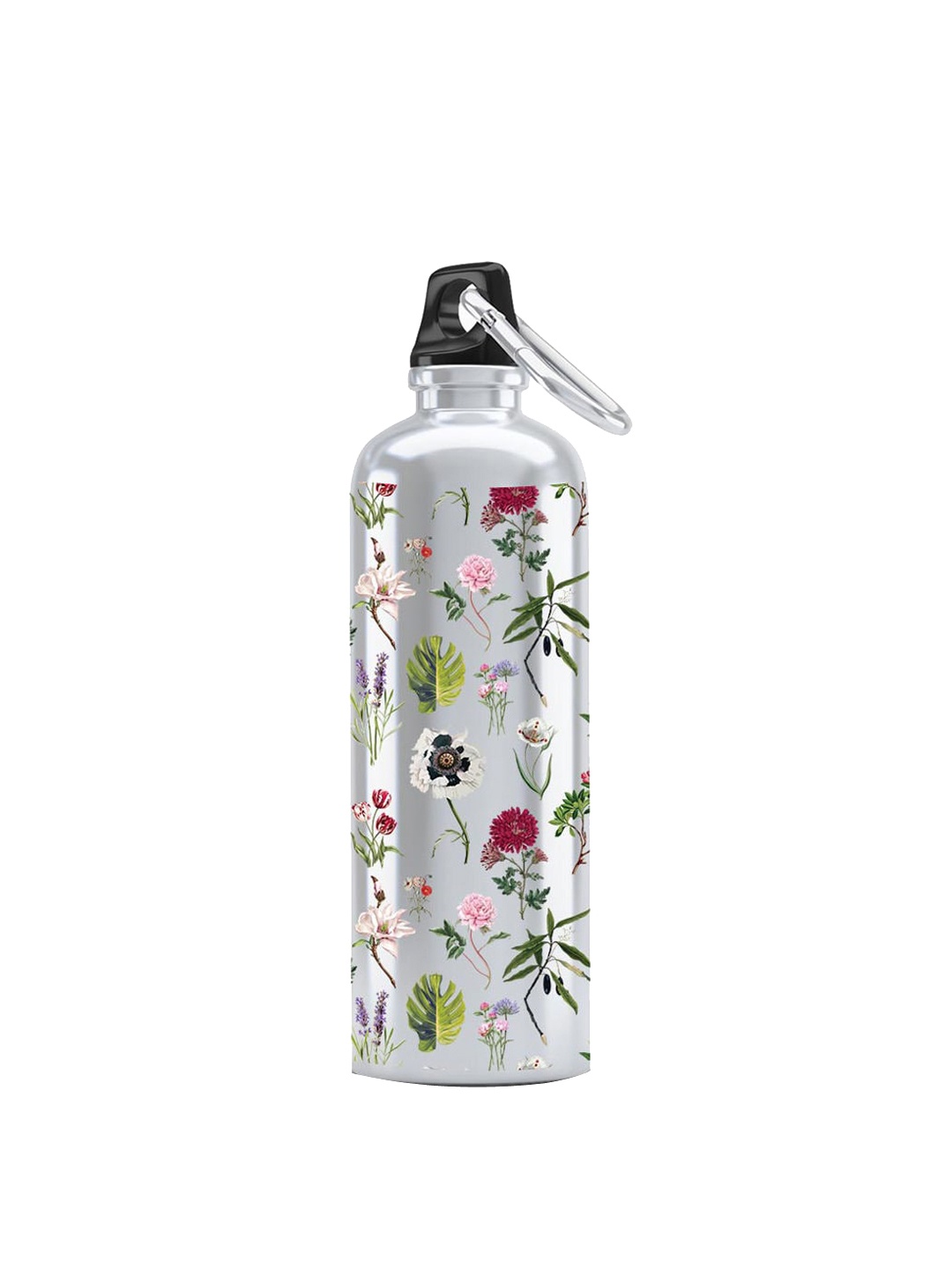 

macmerise Red & Green Printed Aluminium Sipper Water Bottle 750 Ml, Multi